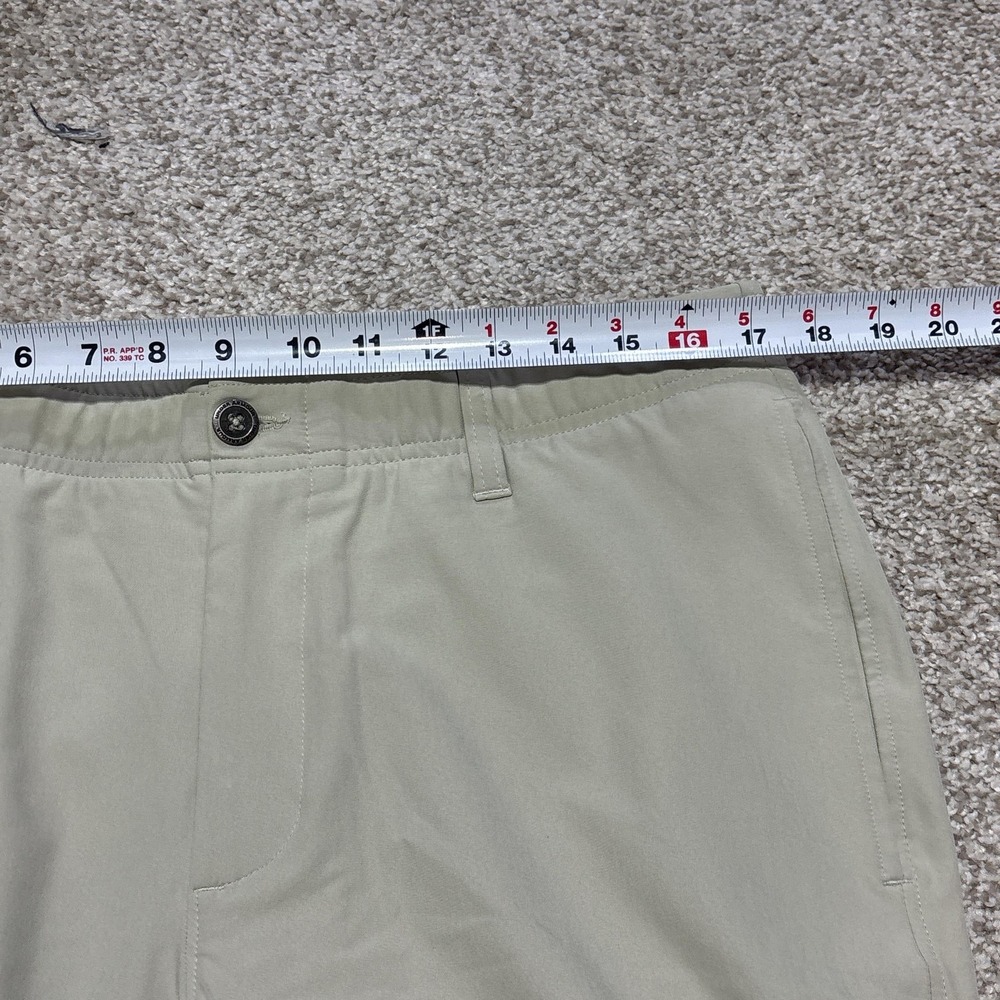 Under Armour Pants Mens 36x30 Beige Stretch Golf Khakis Elastic Waist Casual - Picture 4 of 8